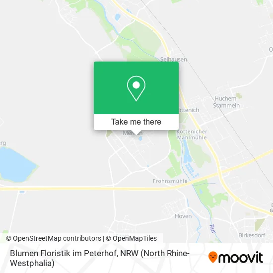 Карта Blumen Floristik im Peterhof