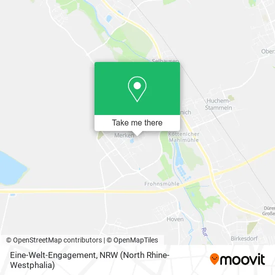 Карта Eine-Welt-Engagement