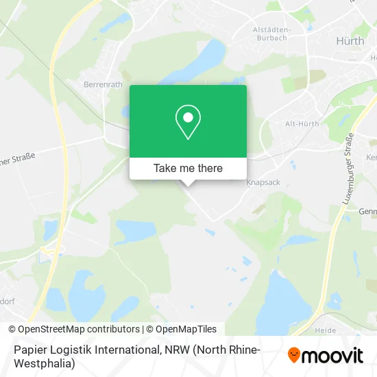 Карта Papier Logistik International