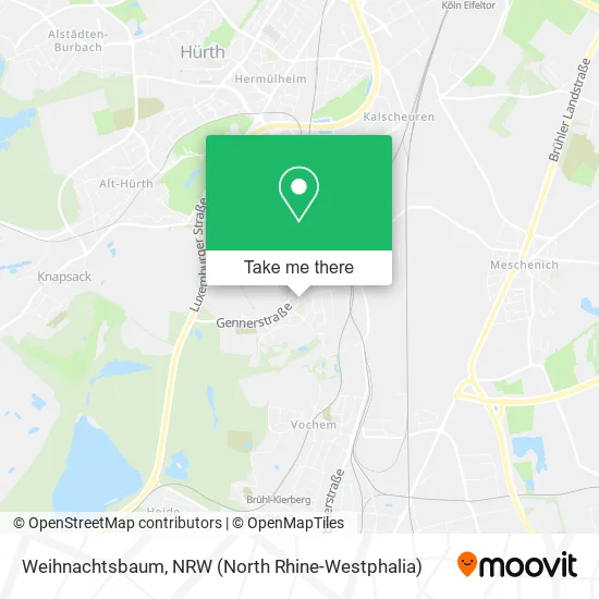 Карта Weihnachtsbaum