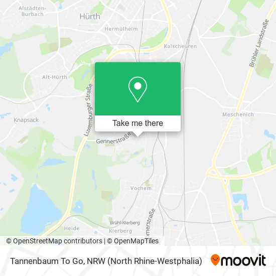 Карта Tannenbaum To Go