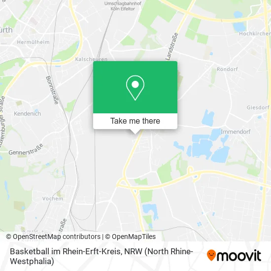 Карта Basketball im Rhein-Erft-Kreis