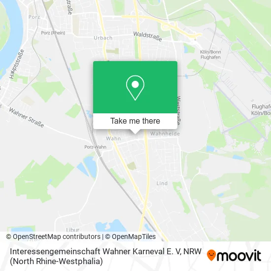 Карта Interessengemeinschaft Wahner Karneval E. V