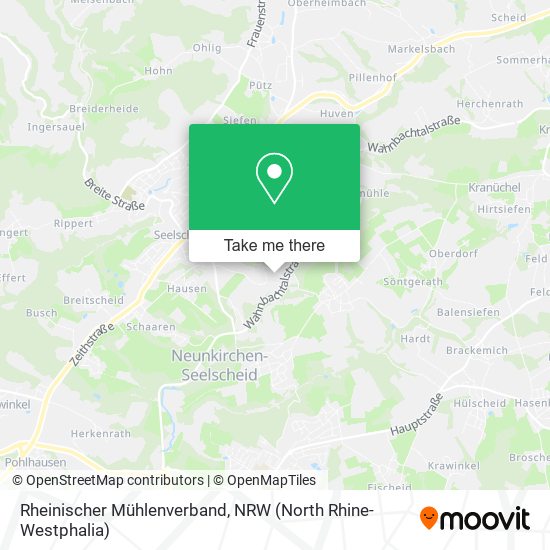 Rheinischer Mühlenverband map
