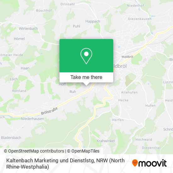 Kaltenbach Marketing und Dienstlstg map