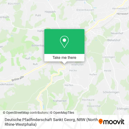 Карта Deutsche Pfadfinderschaft Sankt Georg