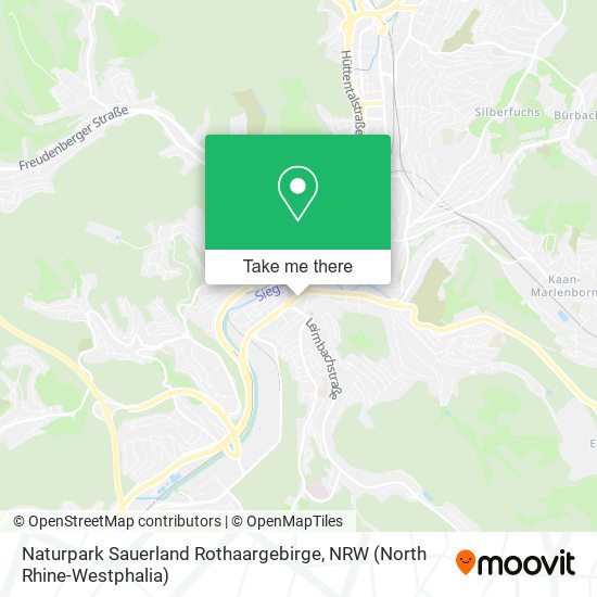 Naturpark Sauerland Rothaargebirge map