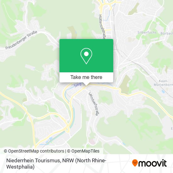Niederrhein Tourismus map