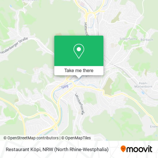 Restaurant Köpi map