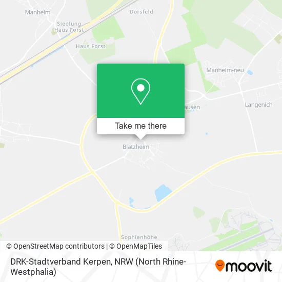 Карта DRK-Stadtverband Kerpen