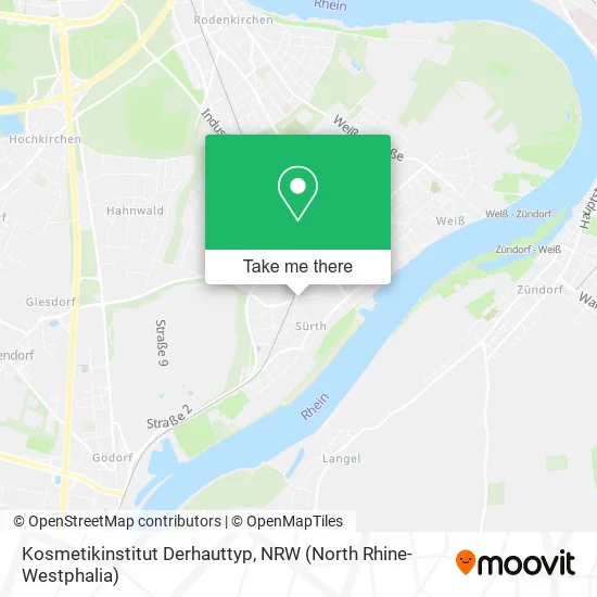 Kosmetikinstitut Derhauttyp map