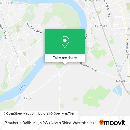 Brauhaus Dellbück map