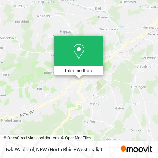 Карта Iwk Waldbröl
