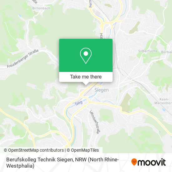 Berufskolleg Technik Siegen map
