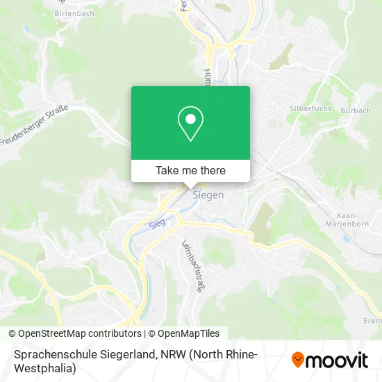 Карта Sprachenschule Siegerland