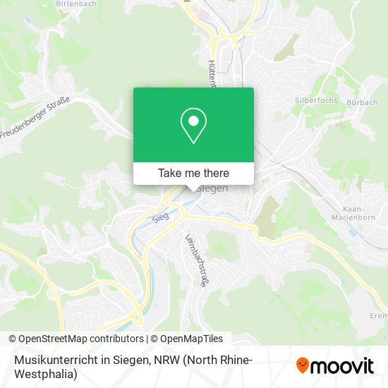 Musikunterricht in Siegen map