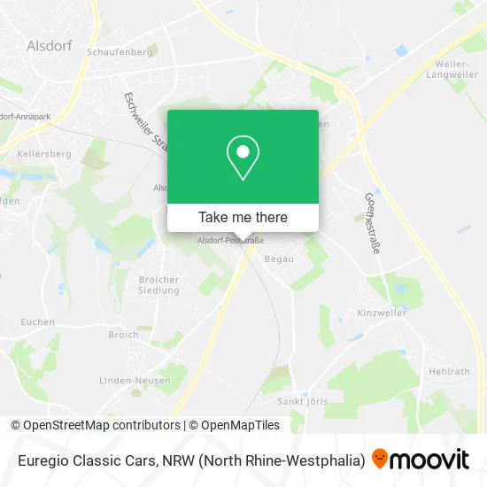 Карта Euregio Classic Cars