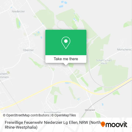 Карта Freiwillige Feuerwehr Niederzier Lg Ellen