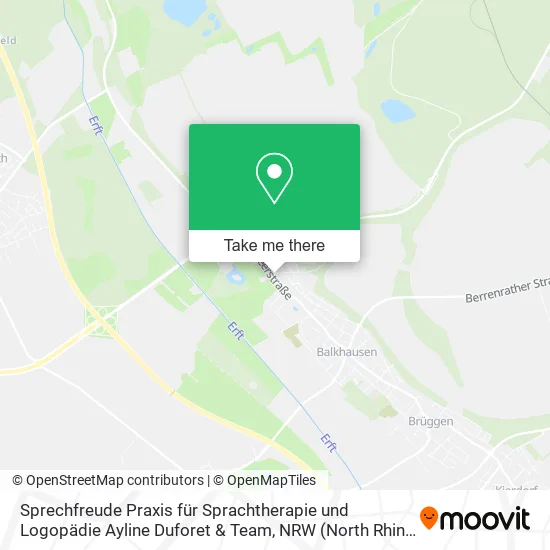 Карта Sprechfreude Praxis für Sprachtherapie und Logopädie Ayline Duforet & Team