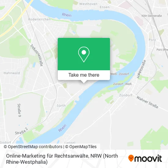 Карта Online-Marketing für Rechtsanwälte