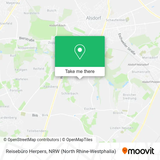 Reisebüro Herpers map