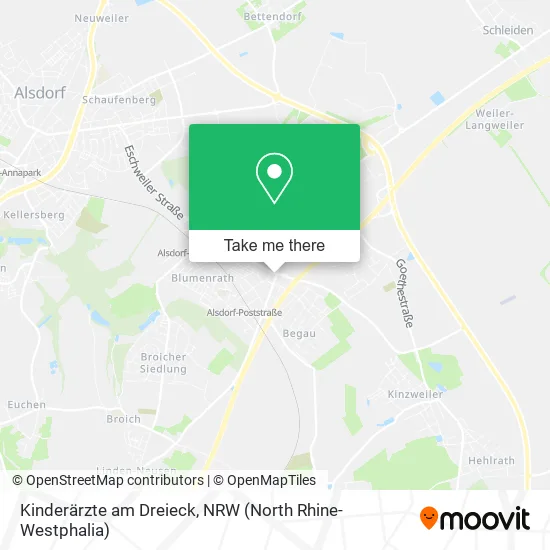 Карта Kinderärzte am Dreieck