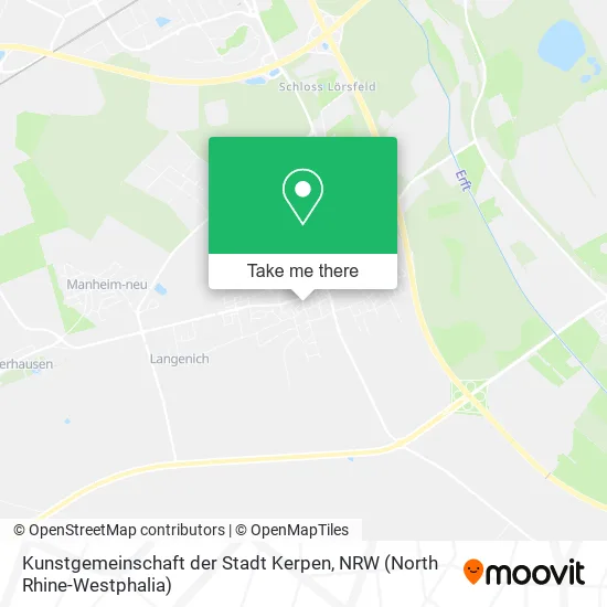 Карта Kunstgemeinschaft der Stadt Kerpen