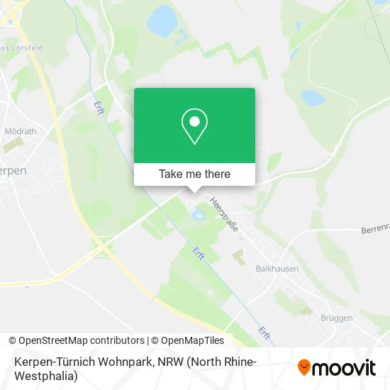 Карта Kerpen-Türnich Wohnpark