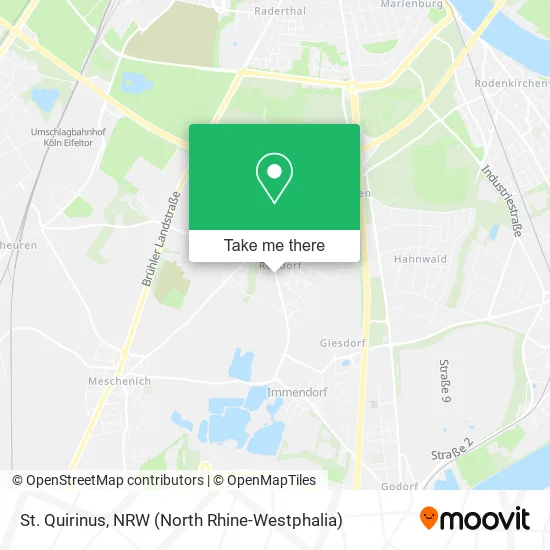 St. Quirinus map