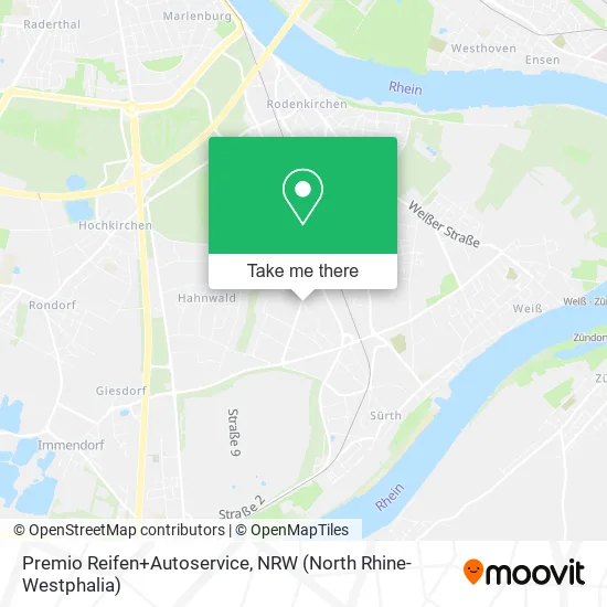 Карта Premio Reifen+Autoservice