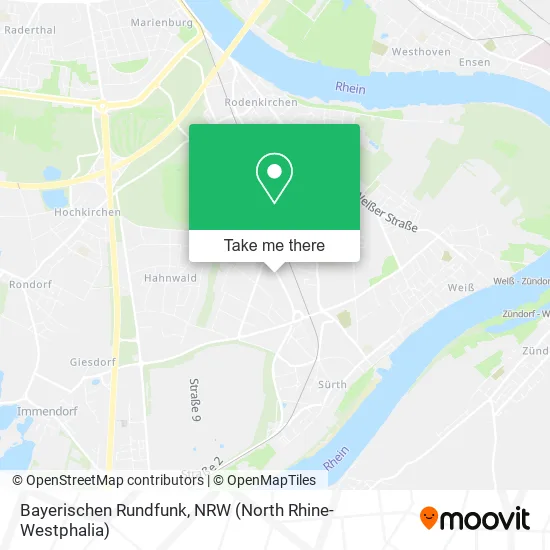 Карта Bayerischen Rundfunk