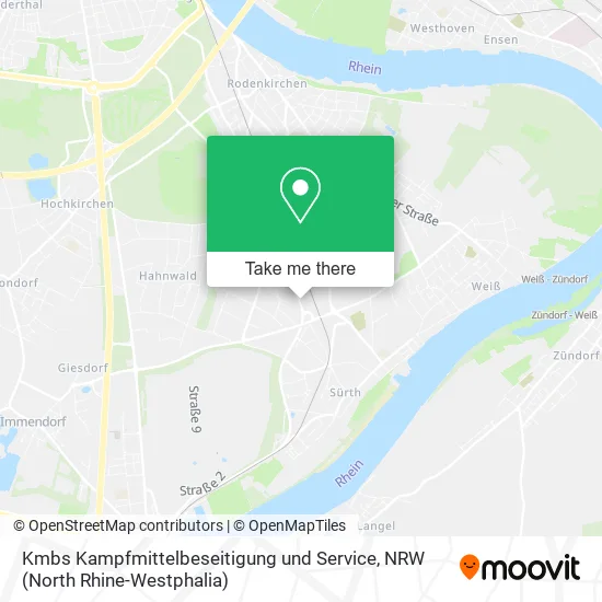 Карта Kmbs Kampfmittelbeseitigung und Service