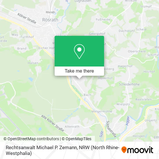 Карта Rechtsanwalt Michael P. Zemann