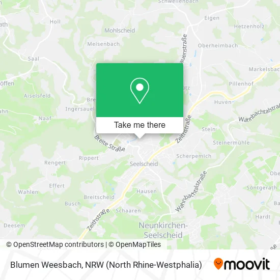 Карта Blumen Weesbach