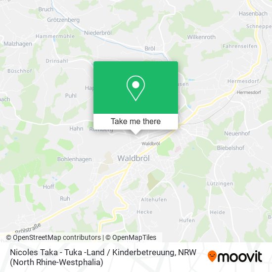 Карта Nicoles Taka - Tuka -Land / Kinderbetreuung