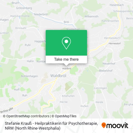 Stefanie Krauß - Heilpraktikerin für Psychotherapie map