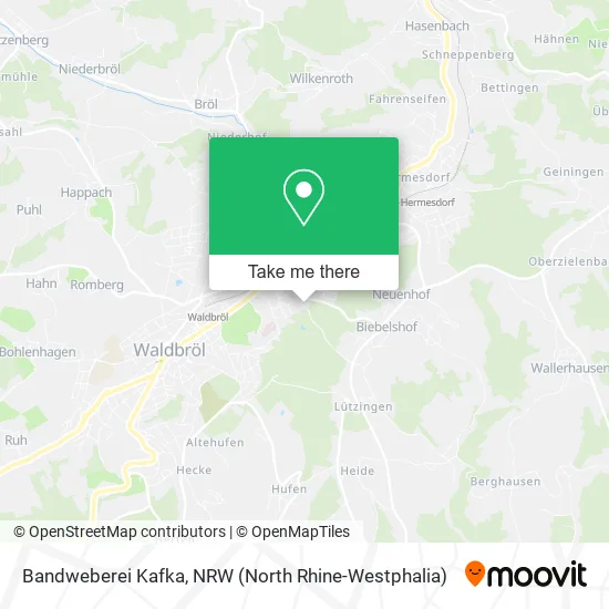 Карта Bandweberei Kafka