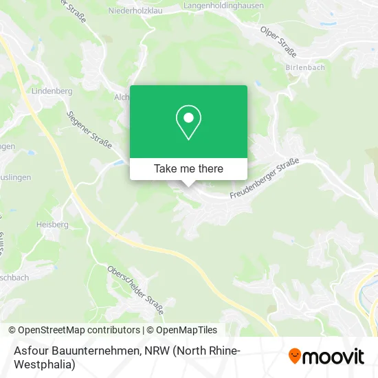 Asfour Bauunternehmen map