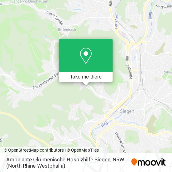 Ambulante Ökumenische Hospizhilfe Siegen map