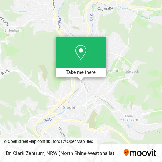 Карта Dr. Clark Zentrum