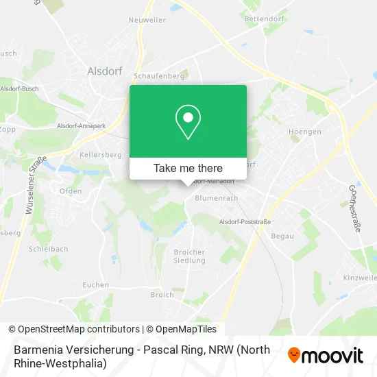 Barmenia Versicherung - Pascal Ring map