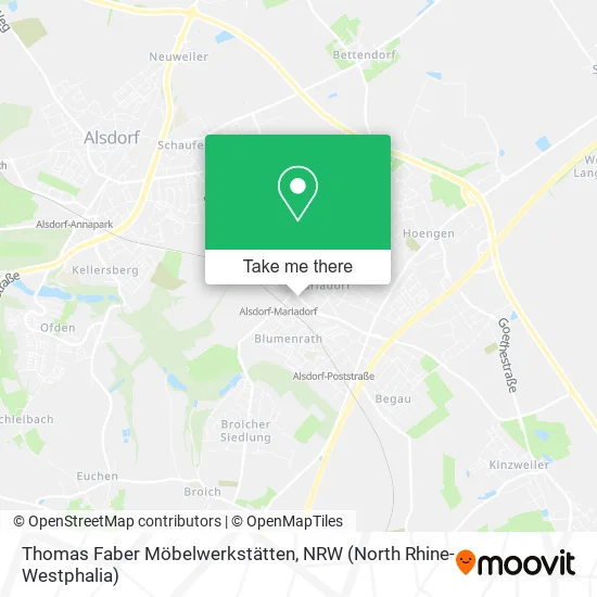 Карта Thomas Faber Möbelwerkstätten