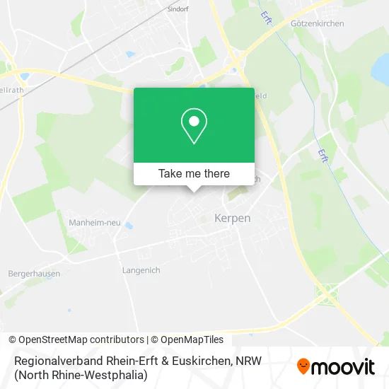 Карта Regionalverband Rhein-Erft & Euskirchen