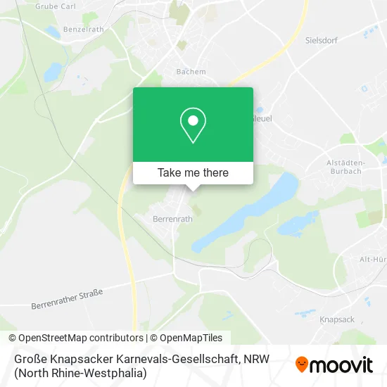 Карта Große Knapsacker Karnevals-Gesellschaft