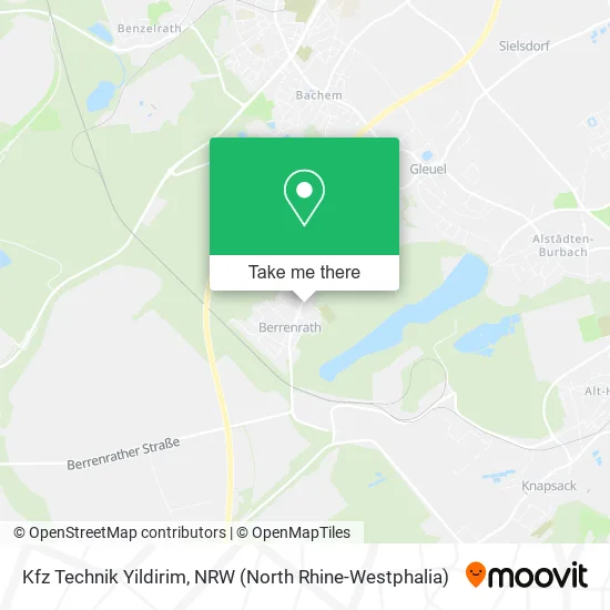 Карта Kfz Technik Yildirim