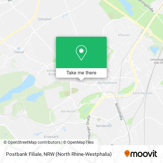 Карта Postbank Filiale