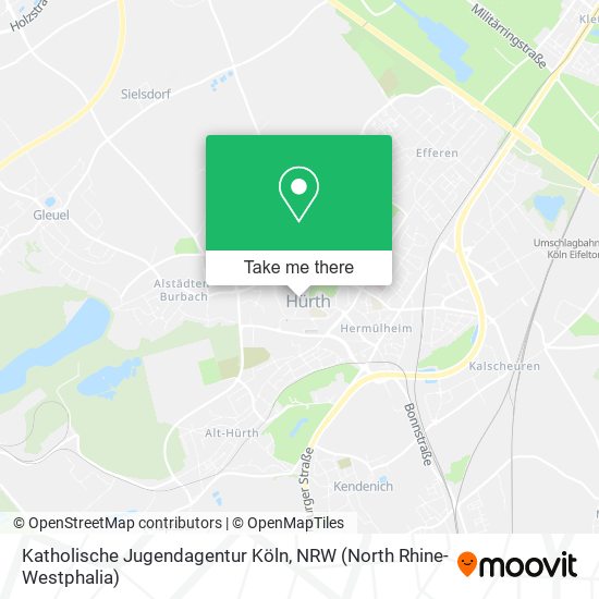 Карта Katholische Jugendagentur Köln