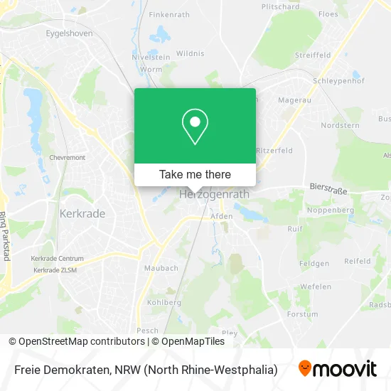 Карта Freie Demokraten