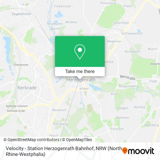 Velocity - Station Herzogenrath Bahnhof map