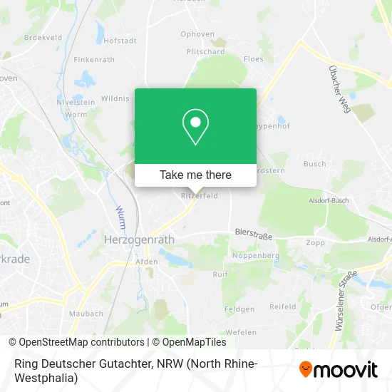 Карта Ring Deutscher Gutachter